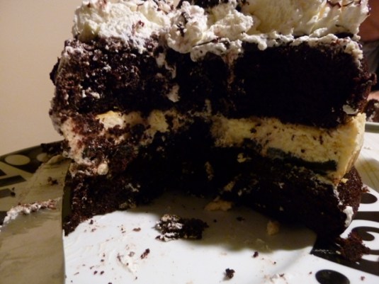 pastel de queso con oreos-10