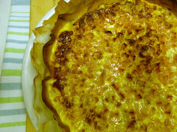 quiche de puerros y pavo-2