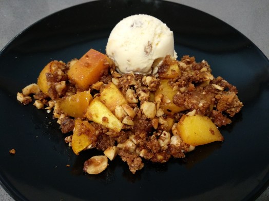 crujiente de melocotón-3