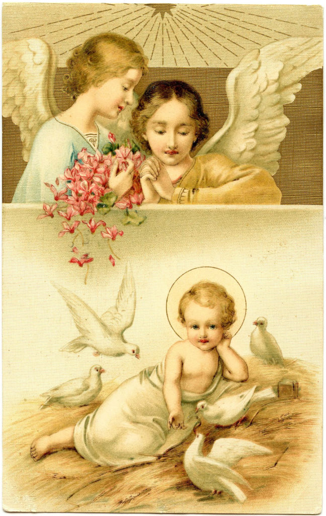 Baby-Jesus-Angels-Vintage-image-GraphicsFairy-648x1024