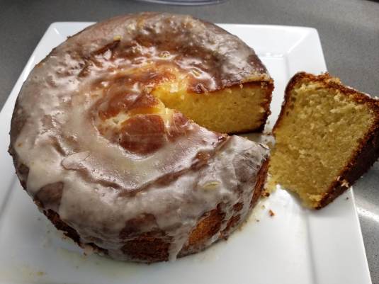 bizcocho mandarina y almendra